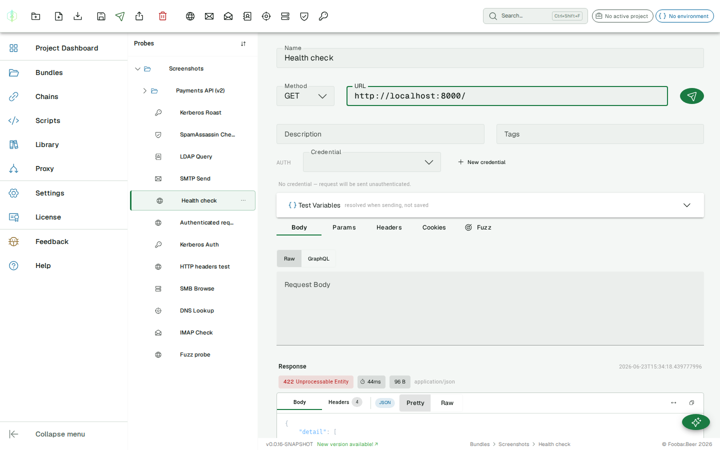 Response headers tab — searchable key/value table of response headers